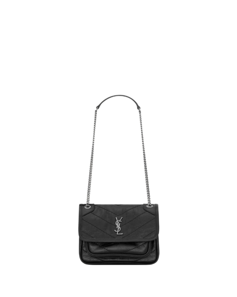 Saint Laurent NIKI baby in vintage leather designed in Paris