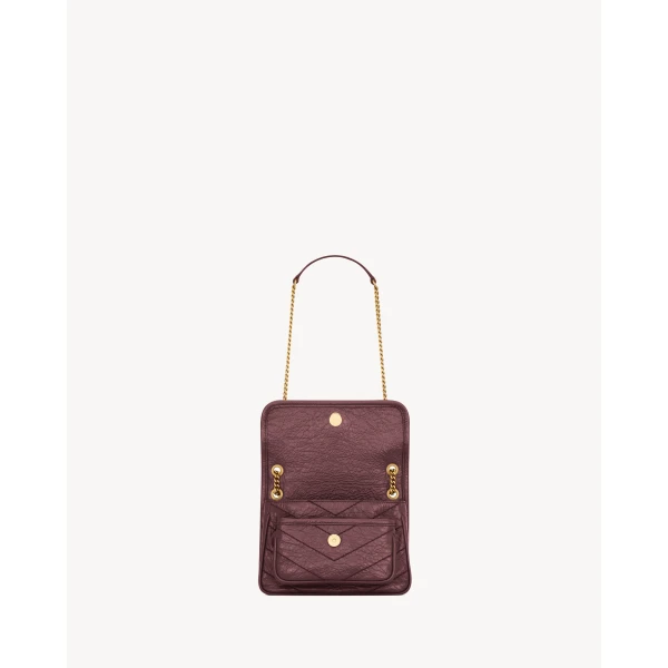 Saint Laurent NIKI mini in vintage leather designed in Paris