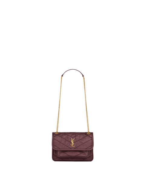 Saint Laurent NIKI mini in vintage leather designed in Paris