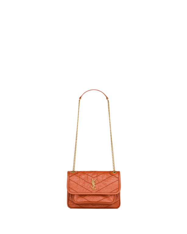 Saint Laurent NIKI mini in vintage leather designed in Paris
