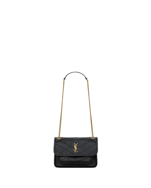 Saint Laurent NIKI mini in vintage leather designed in Paris