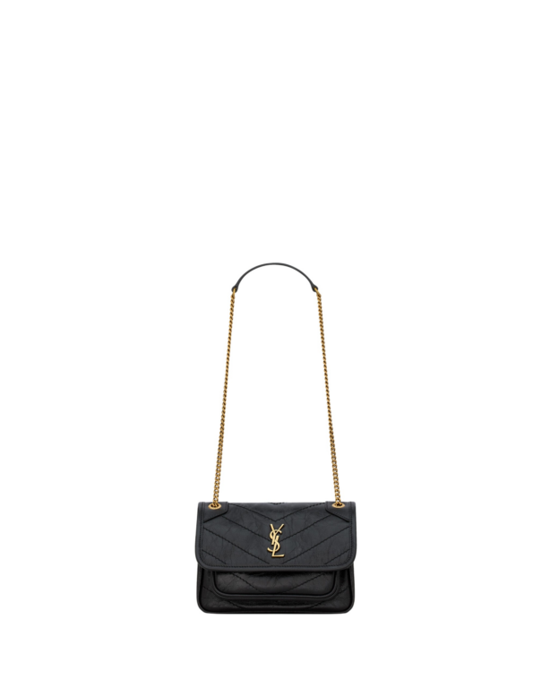 Saint Laurent NIKI mini in vintage leather designed in Paris