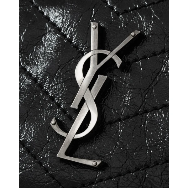 Saint Laurent NIKI shopping in vintage leather designed in Paris