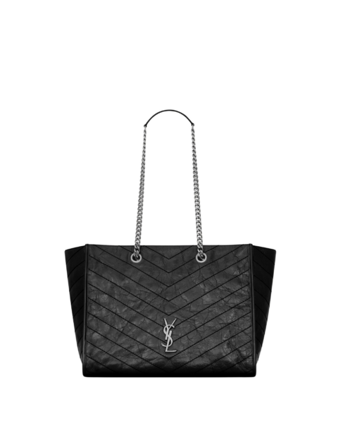 Saint Laurent NIKI shopping in vintage leather designed in Paris