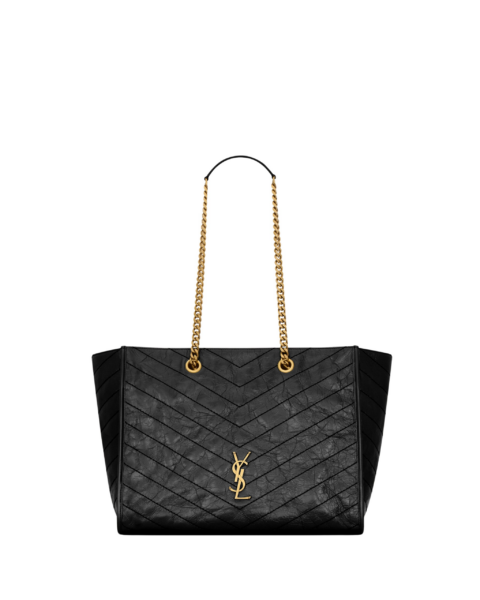 Saint Laurent NIKI shopping in vintage leather designed in Paris