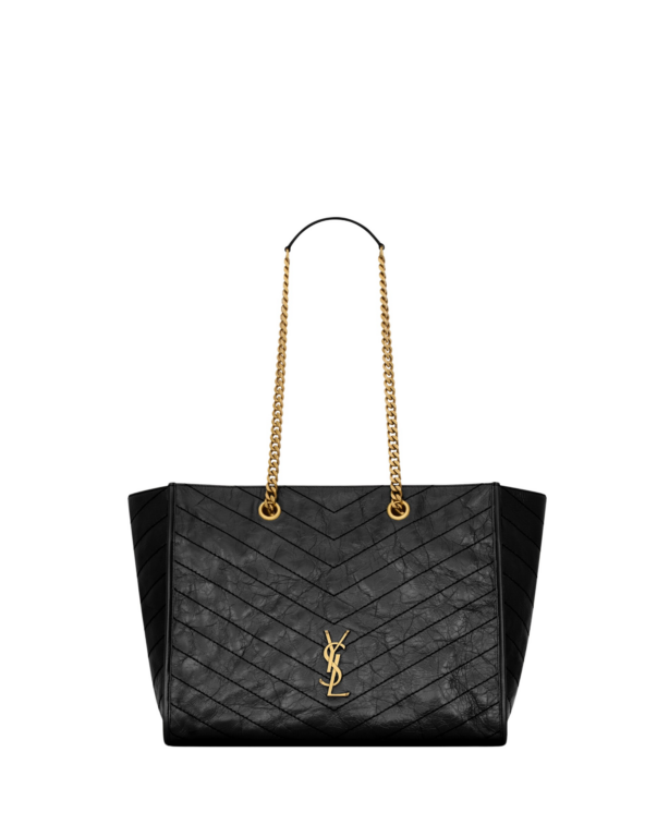 Saint Laurent NIKI shopping in vintage leather designed in Paris