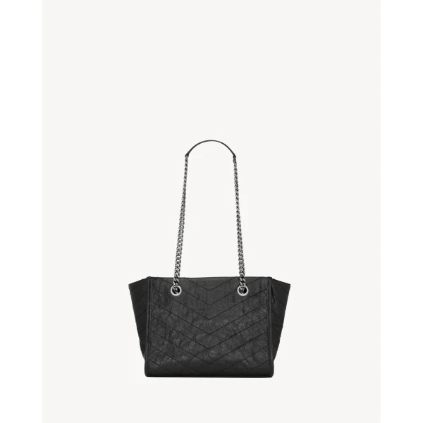 Saint Laurent NIKI small shopping in vintage leather designed in Paris