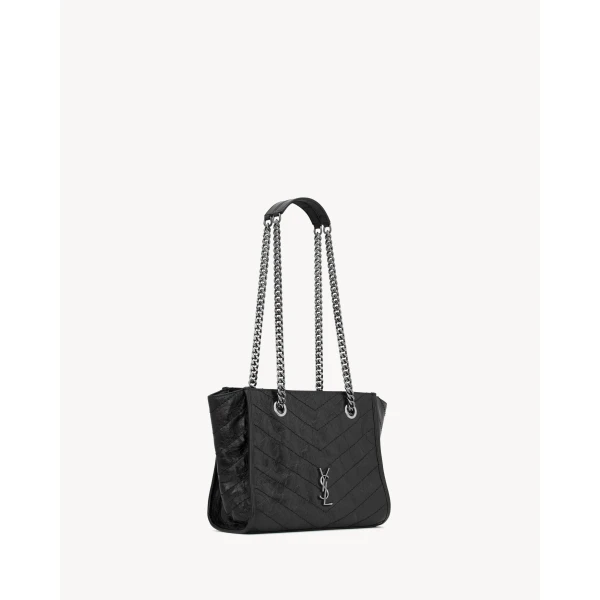 Saint Laurent NIKI small shopping in vintage leather designed in Paris