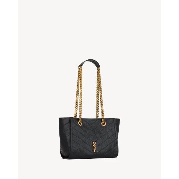 Saint Laurent NIKI small shopping in vintage leather designed in Paris