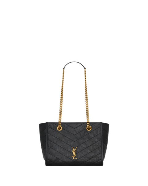 Saint Laurent NIKI small shopping in vintage leather designed in Paris