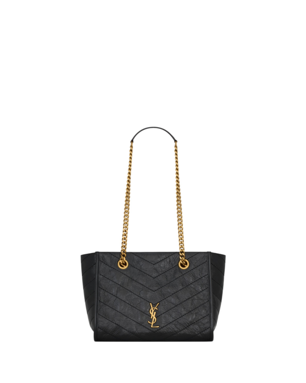 Saint Laurent NIKI small shopping in vintage leather designed in Paris