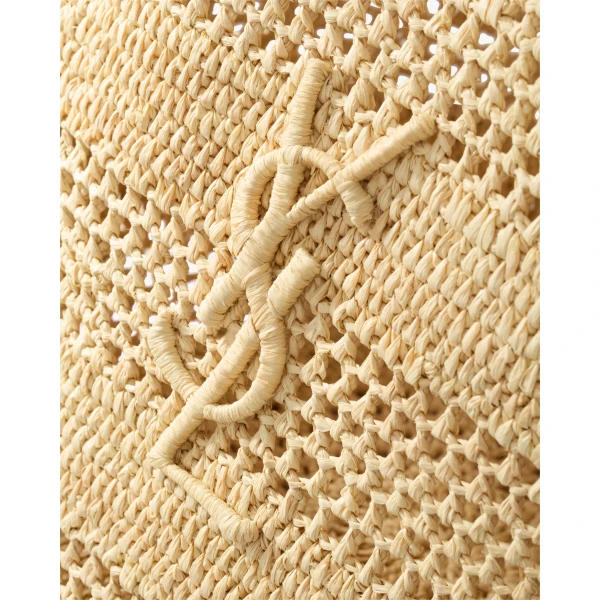 Saint Laurent PANIER medium in raffia designed in Paris