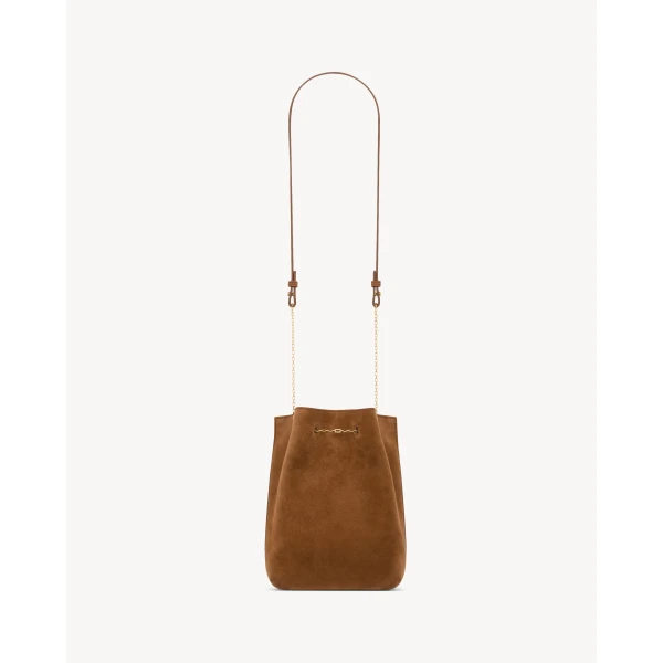 Saint Laurent POCHON in suede designed in Paris