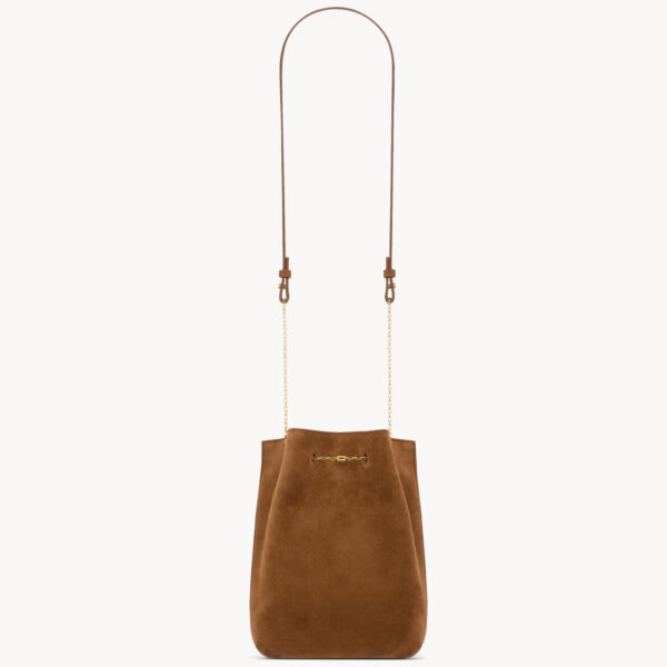 Saint Laurent POCHON in suede, view 3