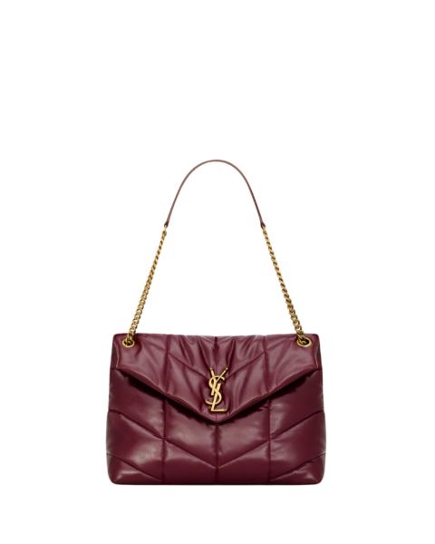 Saint Laurent PUFFER medium in shiny leather designed in Paris