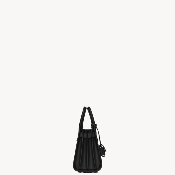 Saint Laurent SAC DE JOUR IN GRAINED LEATHER – NANO, view 3