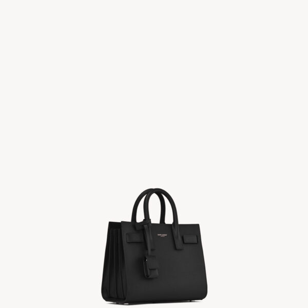 Saint Laurent SAC DE JOUR IN GRAINED LEATHER – NANO, view 5
