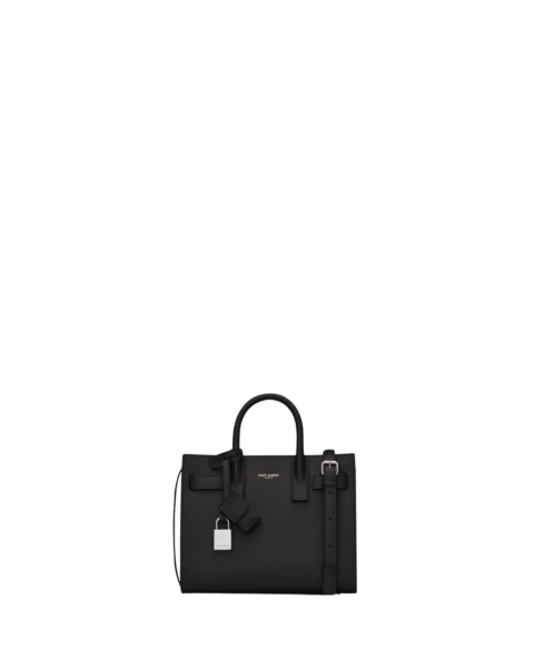 Saint Laurent SAC DE JOUR IN GRAINED LEATHER - NANO designed in Paris