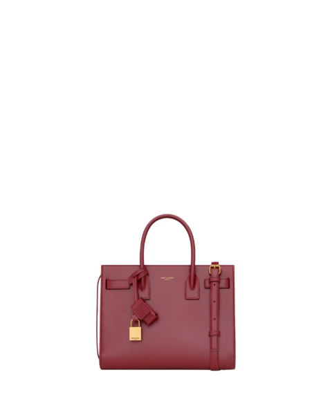 Saint Laurent SAC DE JOUR IN SMOOTH LEATHER - BABY designed in Paris