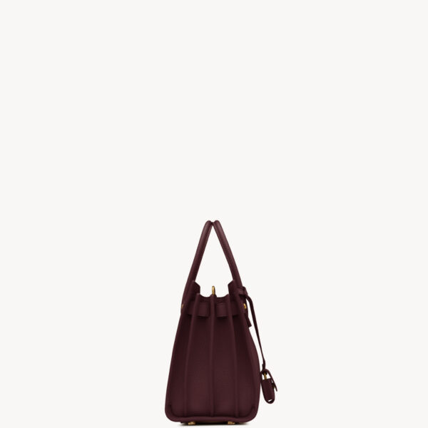 Saint Laurent SAC DE JOUR IN SUPPLE GRAINED LEATHER – BABY, view 3