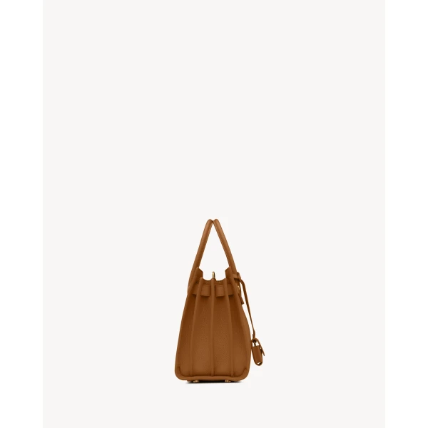 Saint Laurent SAC DE JOUR IN SUPPLE GRAINED LEATHER - BABY designed in Paris
