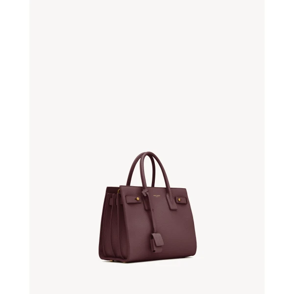Saint Laurent SAC DE JOUR IN SUPPLE GRAINED LEATHER - BABY designed in Paris