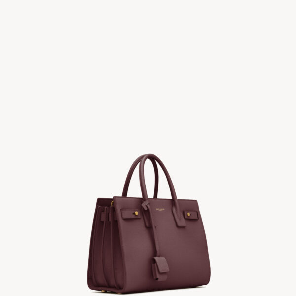 Saint Laurent SAC DE JOUR IN SUPPLE GRAINED LEATHER – BABY, view 5
