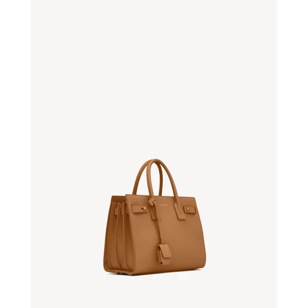 Saint Laurent SAC DE JOUR IN SUPPLE GRAINED LEATHER - BABY designed in Paris
