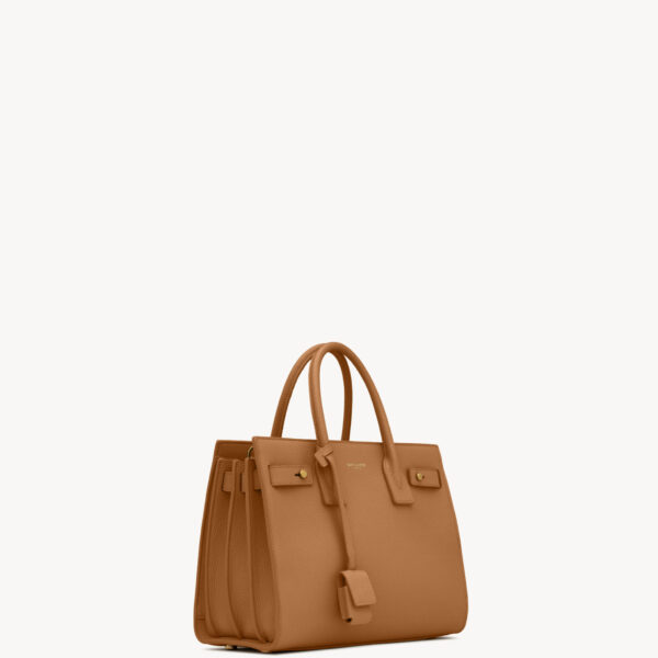 Saint Laurent SAC DE JOUR IN SUPPLE GRAINED LEATHER – BABY, view 5