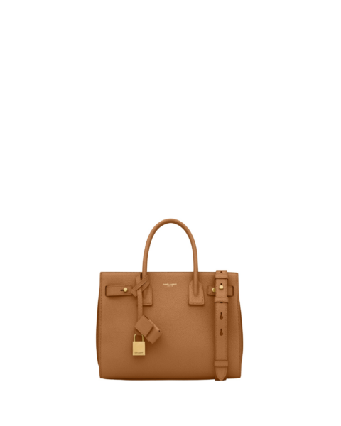 Saint Laurent SAC DE JOUR IN SUPPLE GRAINED LEATHER - BABY designed in Paris