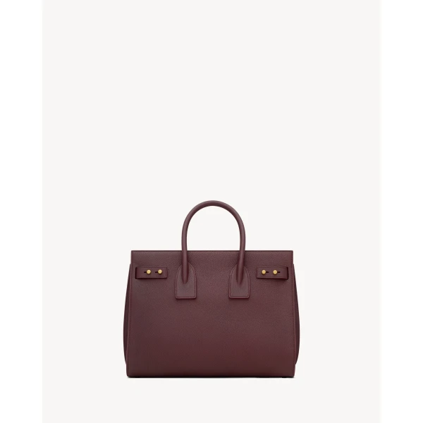 Saint Laurent SAC DE JOUR IN SUPPLE GRAINED LEATHER - SMALL designed in Paris