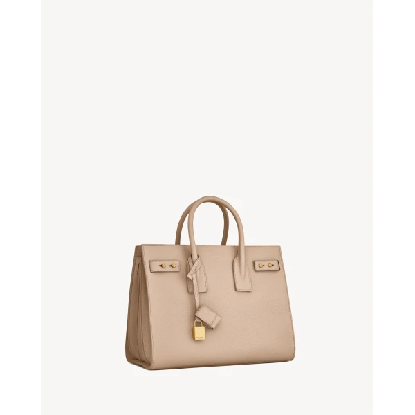 Saint Laurent SAC DE JOUR IN SUPPLE GRAINED LEATHER - SMALL designed in Paris