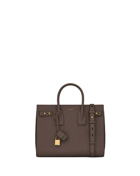 Saint Laurent SAC DE JOUR IN SUPPLE GRAINED LEATHER - SMALL designed in Paris