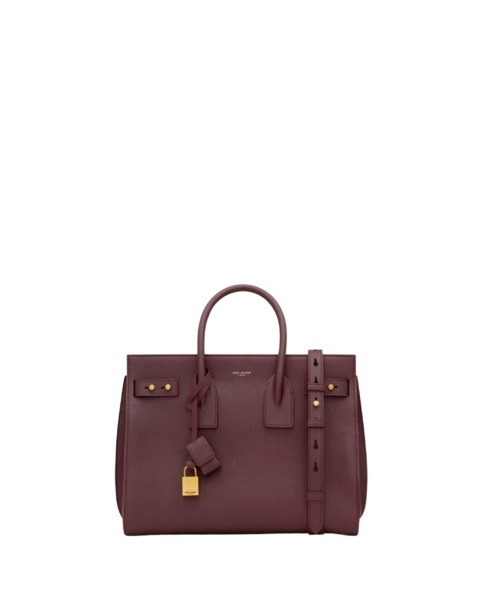 Saint Laurent SAC DE JOUR IN SUPPLE GRAINED LEATHER - SMALL designed in Paris