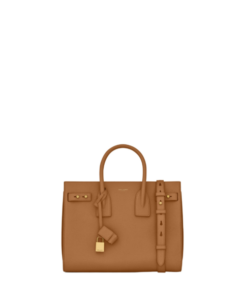 Saint Laurent SAC DE JOUR IN SUPPLE GRAINED LEATHER - SMALL designed in Paris