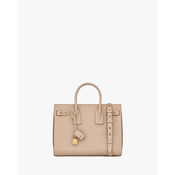 Saint Laurent SAC DE JOUR IN SUPPLE GRAINED LEATHER - SMALL designed in Paris