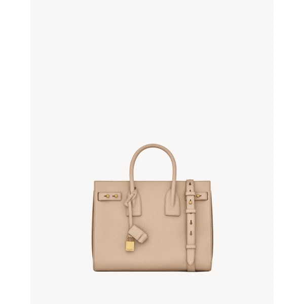 Saint Laurent SAC DE JOUR IN SUPPLE GRAINED LEATHER - SMALL designed in Paris