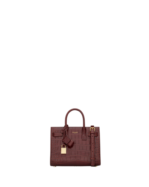 Saint Laurent SAC DE JOUR in alligator – NANO designed in Paris