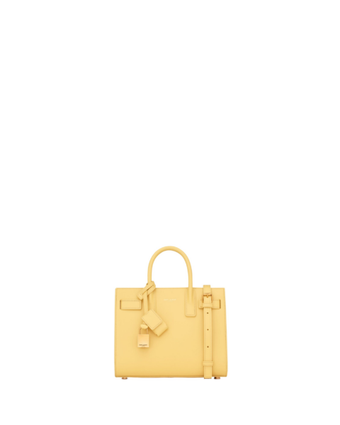 Saint Laurent SAC DE JOUR in smooth leather – NANO designed in Paris