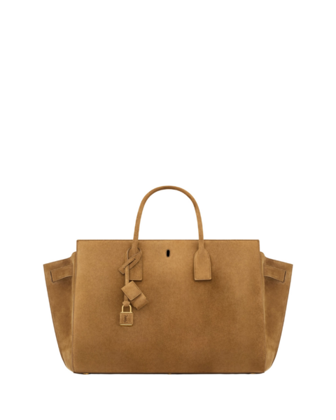 Saint Laurent SAC DE JOUR in suede – LARGE designed in Paris