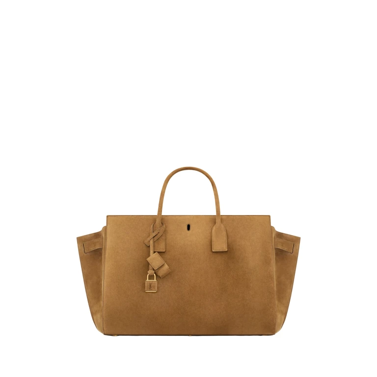 Saint Laurent SAC DE JOUR in suede – LARGE designed in Paris