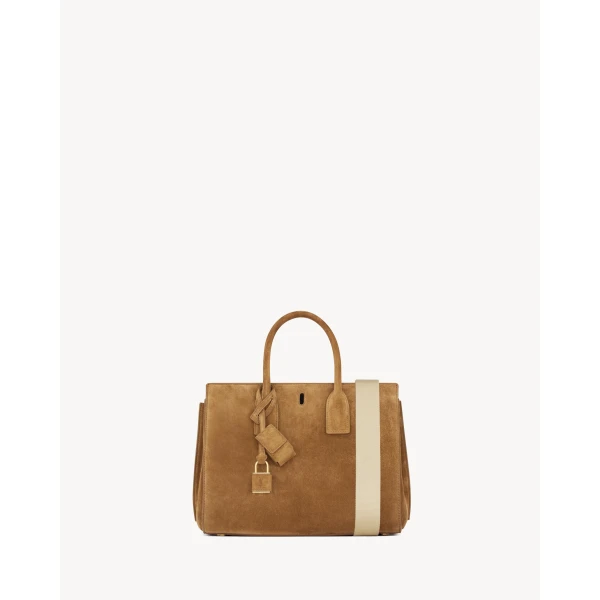 Saint Laurent SAC DE JOUR in suede – SMALL designed in Paris