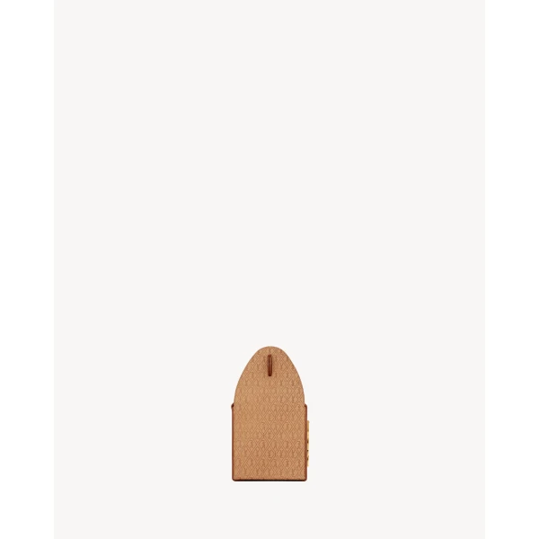 Saint Laurent TAKE-AWAY BOX IN VEGETABLE-TANNED LEATHER designed in Paris