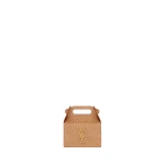 Saint Laurent TAKE-AWAY BOX IN VEGETABLE-TANNED LEATHER