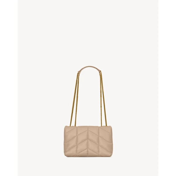 Saint Laurent Toy Puffer in lambskin designed in Paris