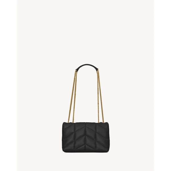 Saint Laurent Toy Puffer in lambskin designed in Paris