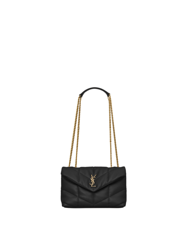 Saint Laurent Toy Puffer in lambskin designed in Paris