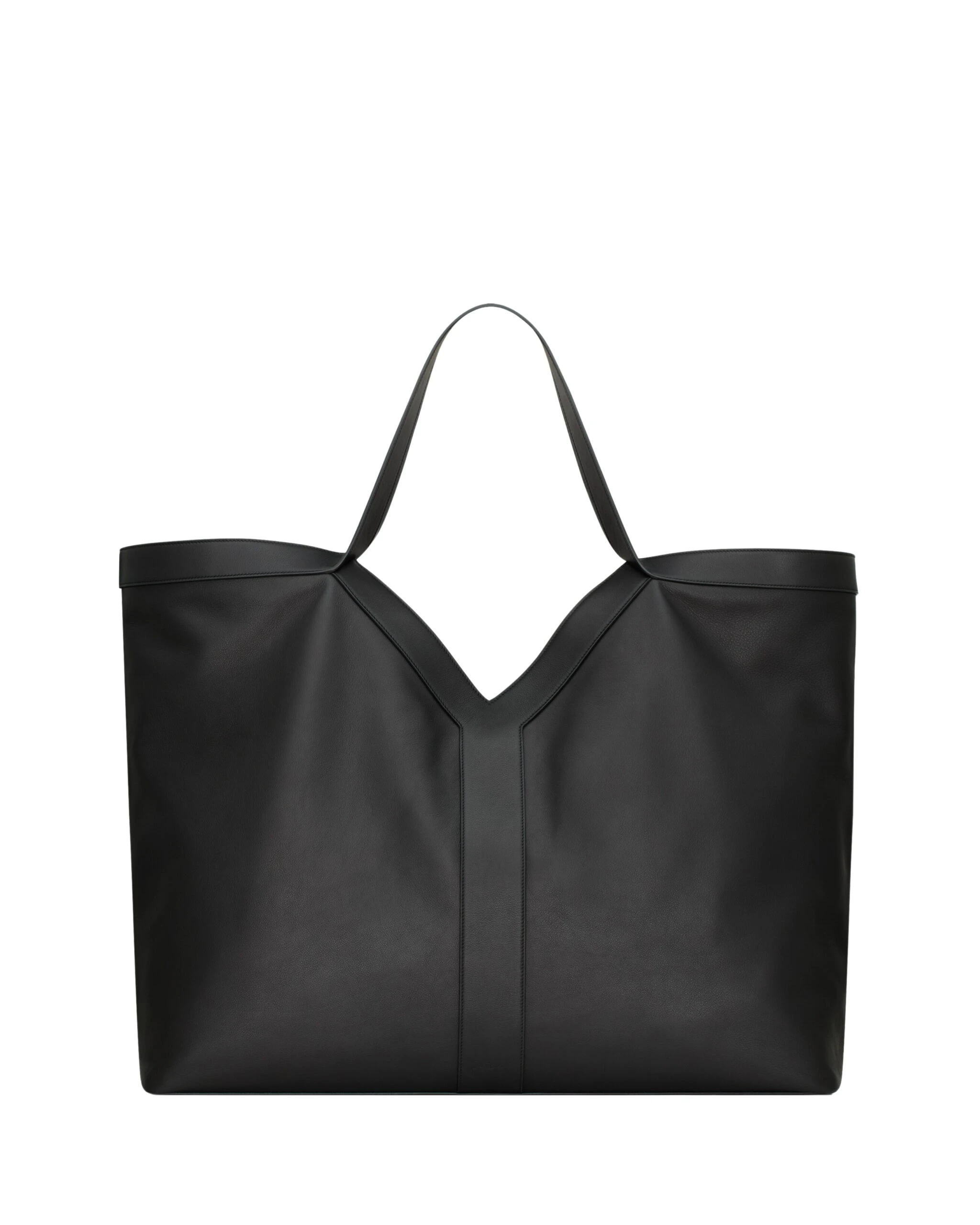 Y MAXI tote in leather