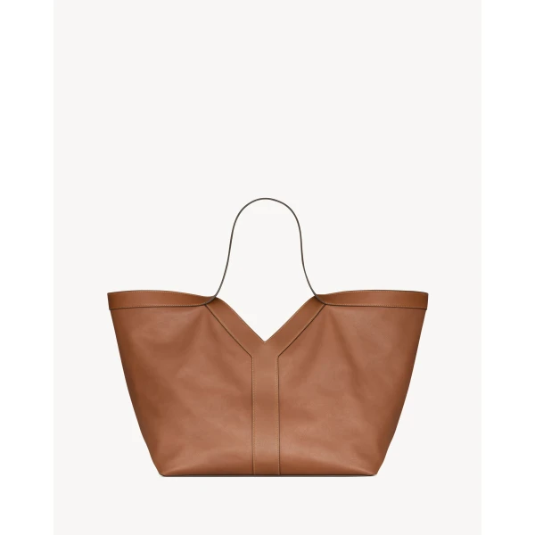 Saint Laurent Y TOTE IN LEATHER designed in Paris