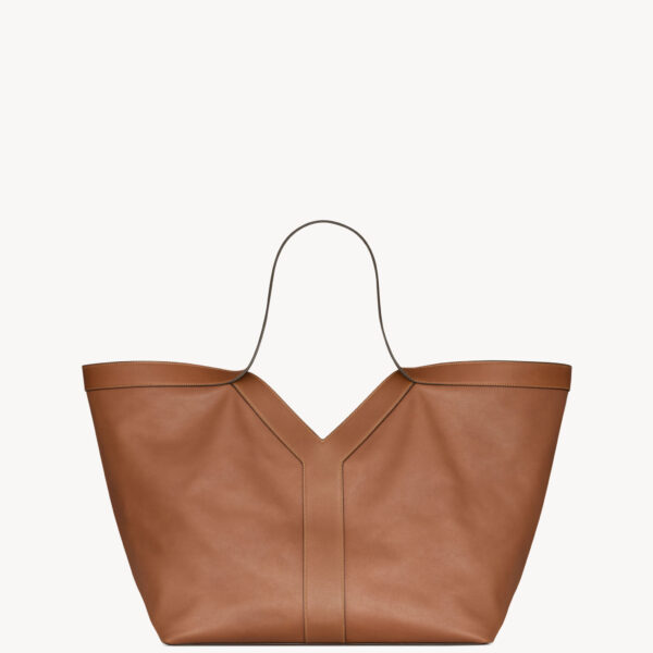 Saint Laurent Y TOTE IN LEATHER, view 3